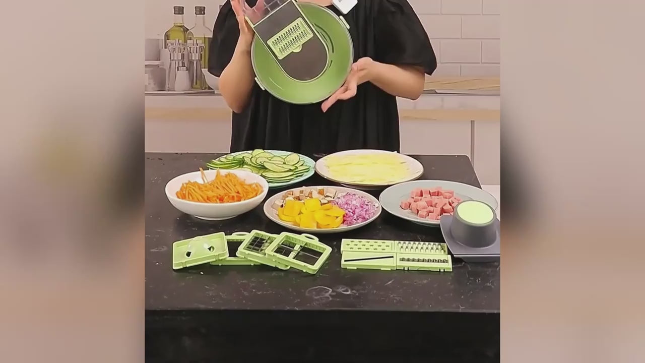 Load video: The person shows the product and how to use it by all parts in it.